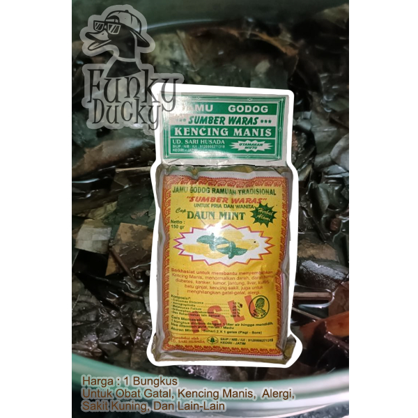 

Jamu Godog Kencing Manis Daun Mint