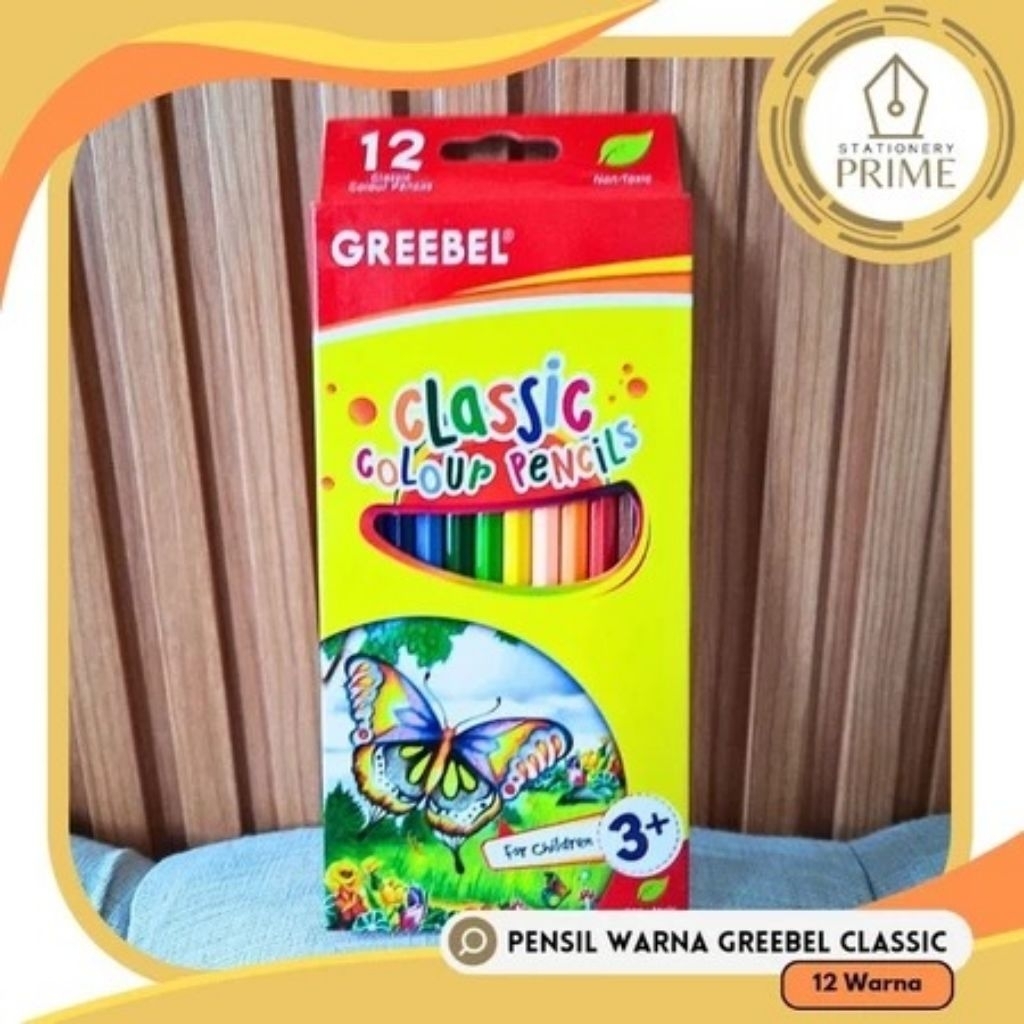 

Pensil Warna Greebel Classic 12 Warna