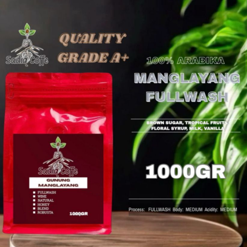 

Kopi Arabika Manglayang Fullwash Arabica Coffee 1000gr Sadiqcoffe Roastery Biji Bubuk Coffe Manual Brew