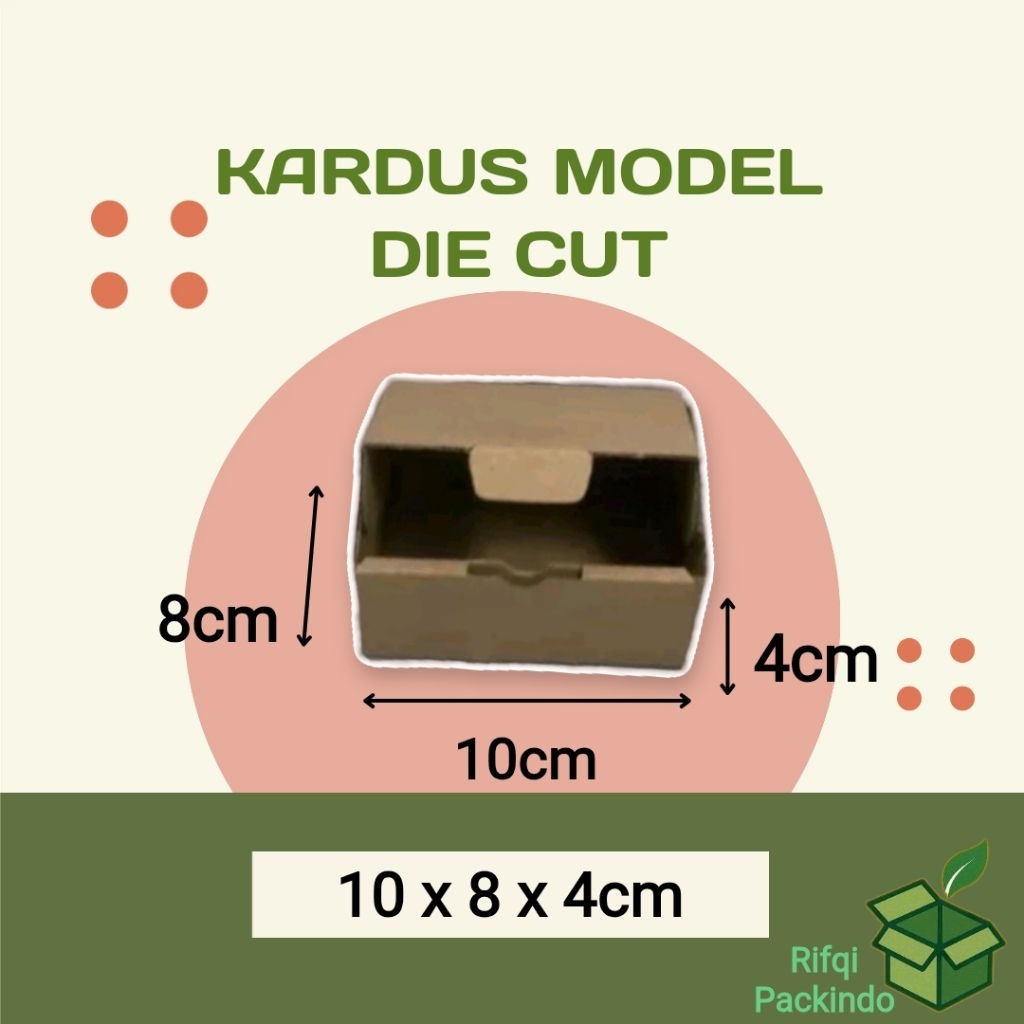 

Kardus Die Cut Polos 10x8x4cn / Dus Die Cut / Box Die Cut / Kotak Die Cut / Karton