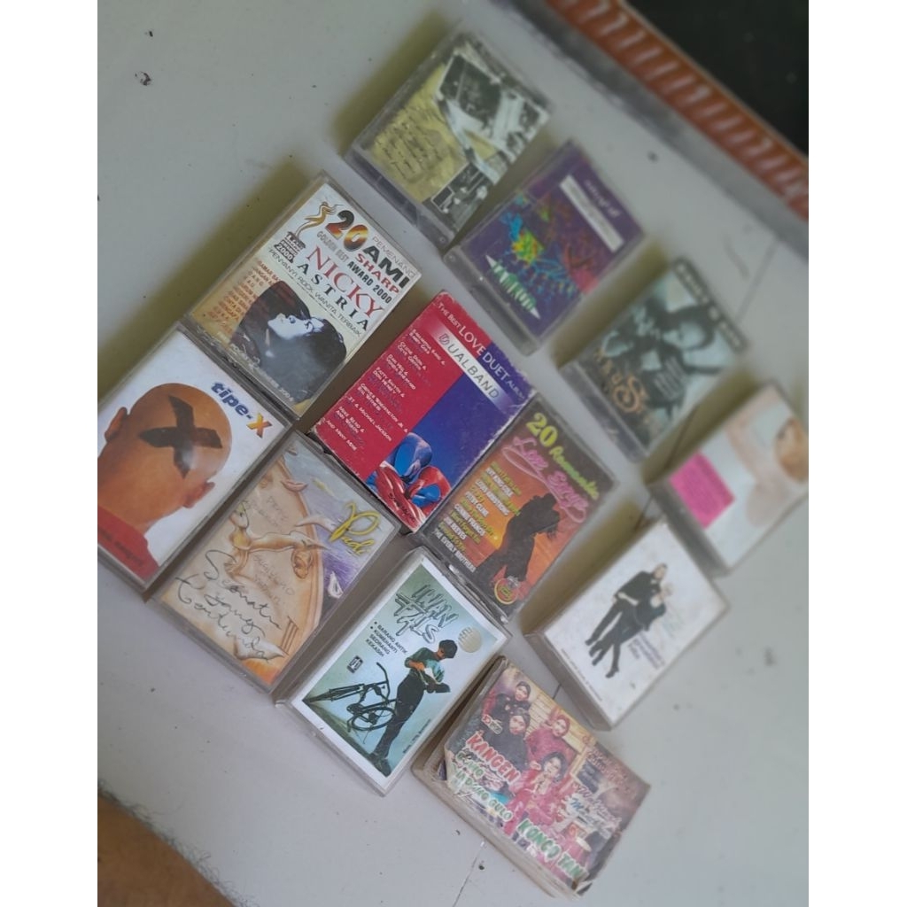 kaset pita jadul indo / luar jadul bekas