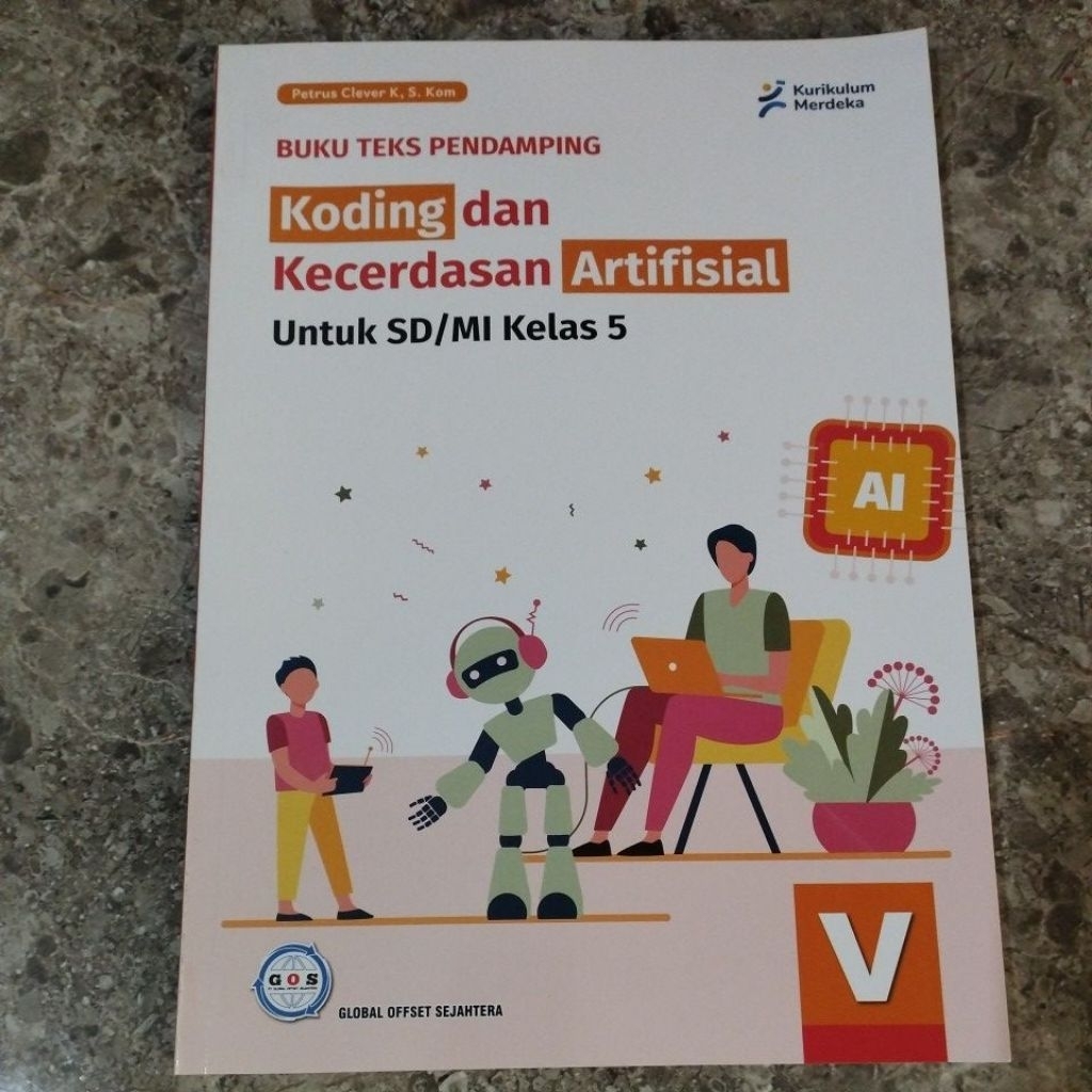 BUKU KODING DAN KECERDASAN ARTIFISIAL KELAS 5 SD, BUKU KODING KELAS 5 SD