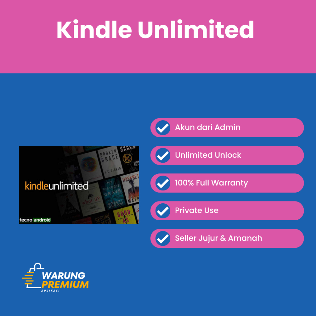 ( TERMURAH )Kindle Unlimited Private Full Garansi Full Aktifasi