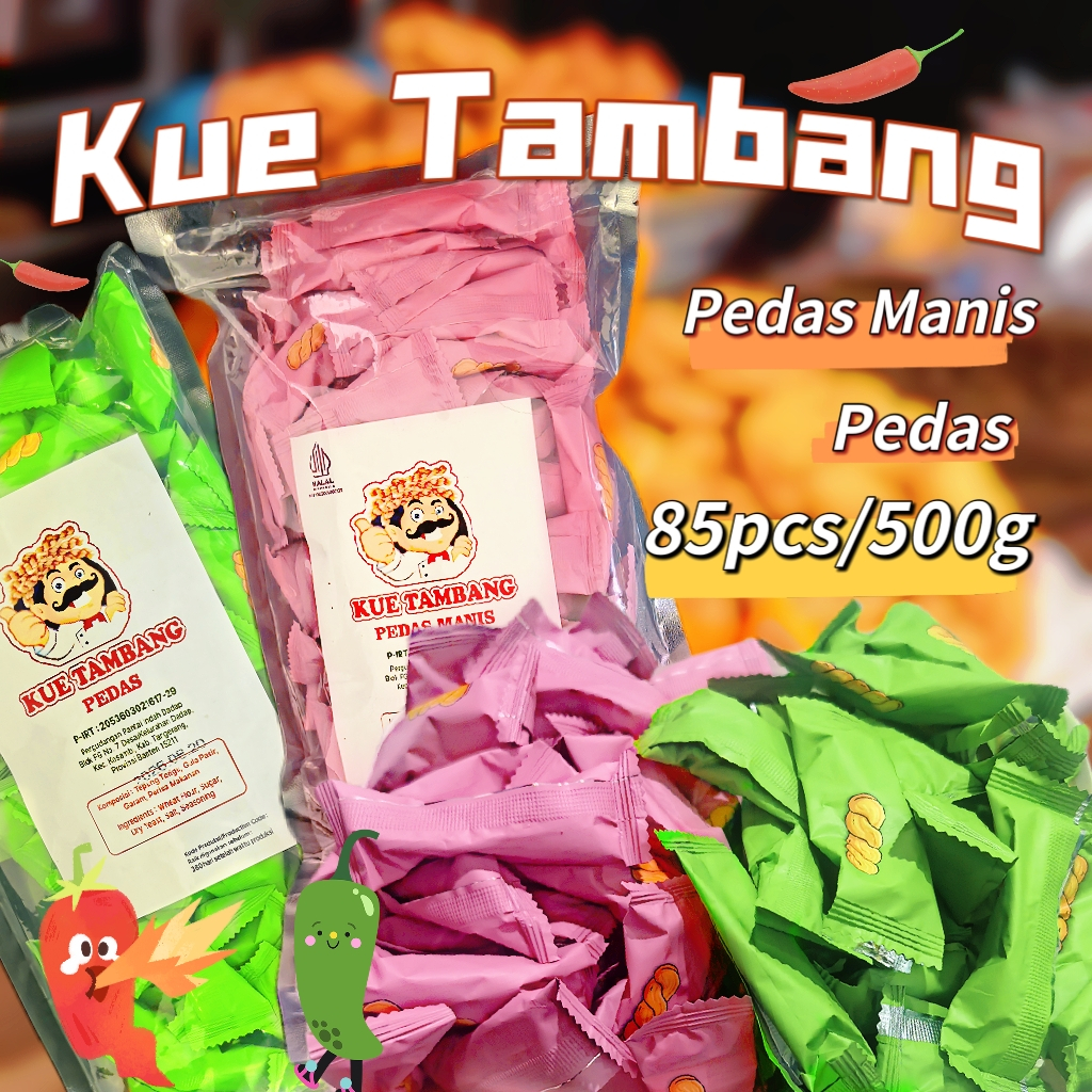 

【HALAL】85pcs/500g Kue Tambang, Snack Renyah Camilan Kantor Rumah, 500g-1000g Kue Tambang Empat Varian Rasa Spicy, Camilan Ramadhan, Camilan Halal, Cocok Untuk Kumpul-Kumpul Teman Santai dan Kumpul Keluarga, Mudah Disimpan, Baru dan Fresh