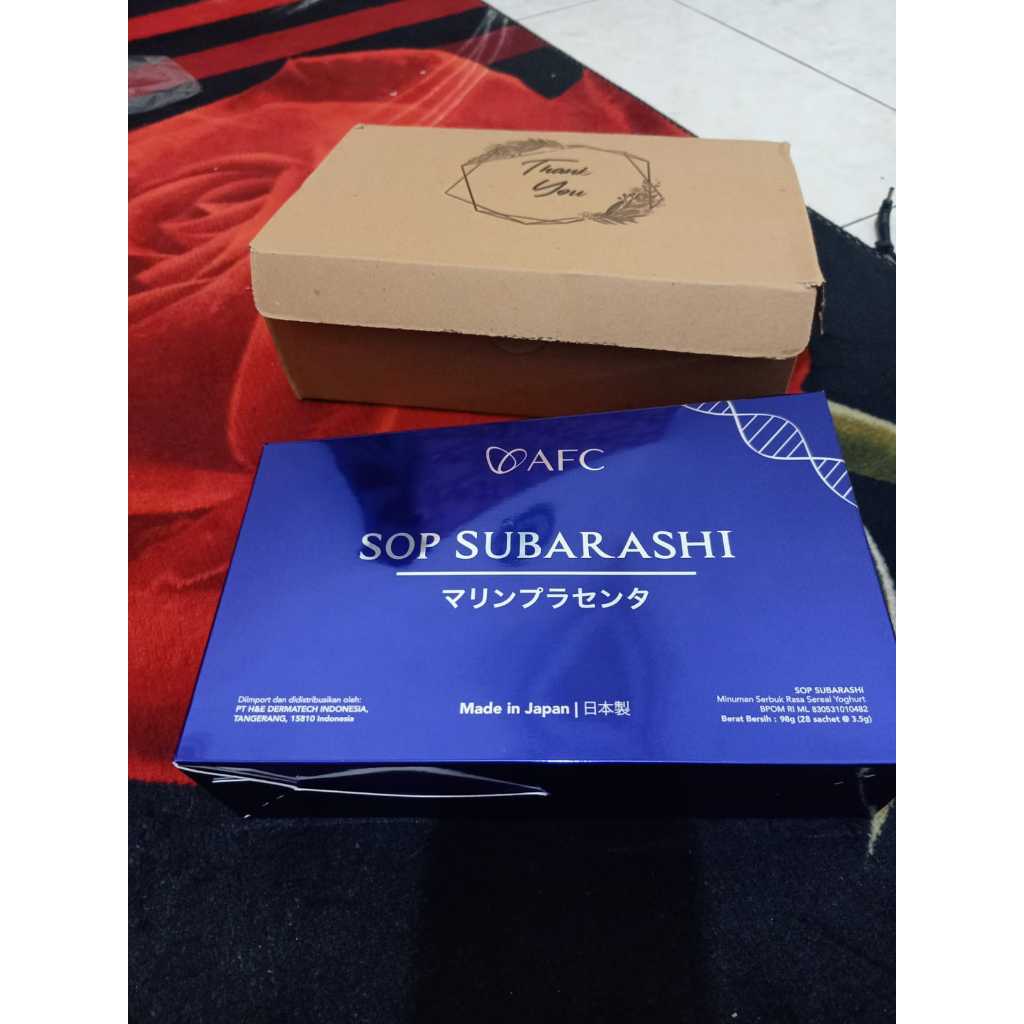 Sop Subarashi Utsukushhii Gold Hikari Original AFC Japan