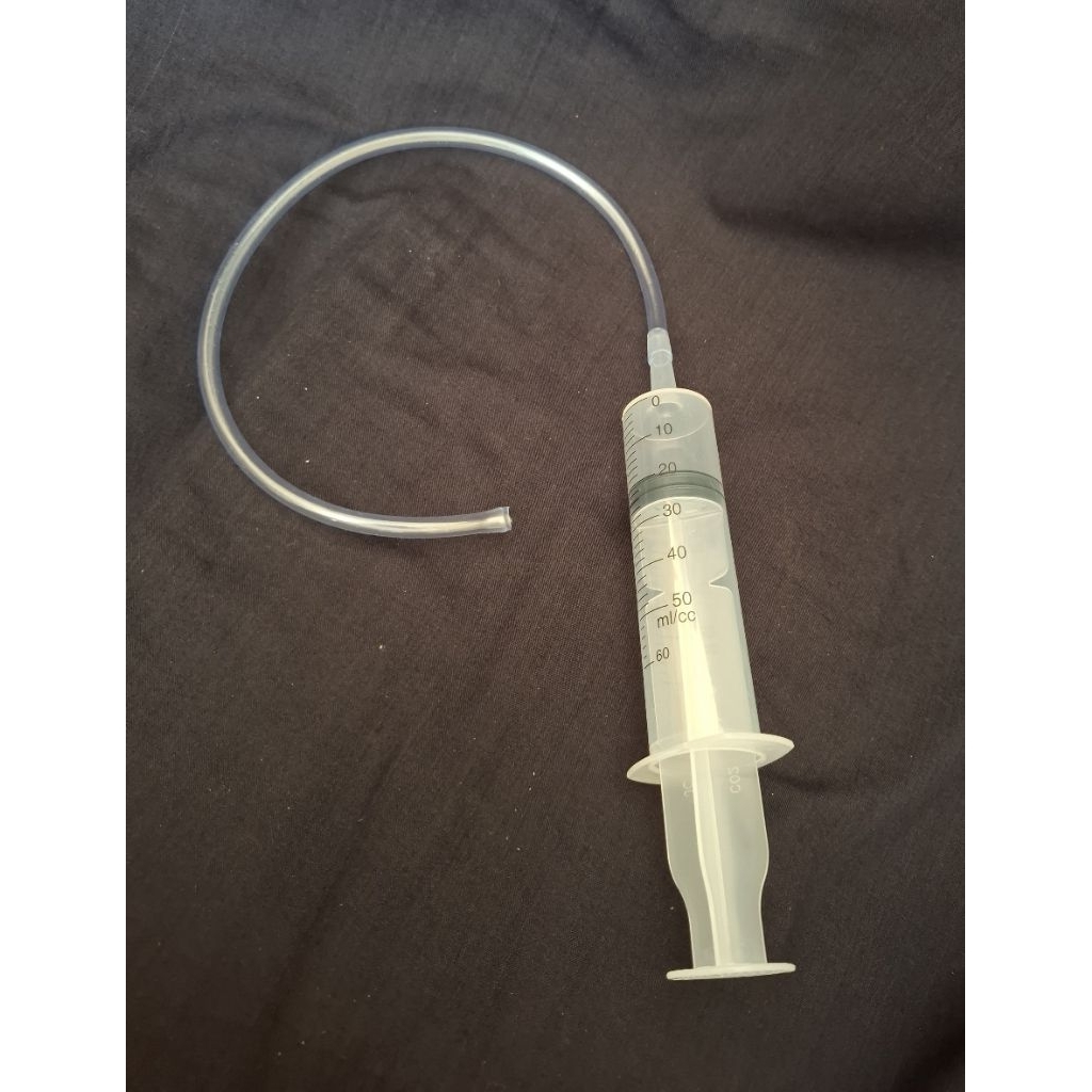 Spuit SUNTIKAN BESAR 50cc/60ml + Selang spet inject Carbon clean kuras minyak rem