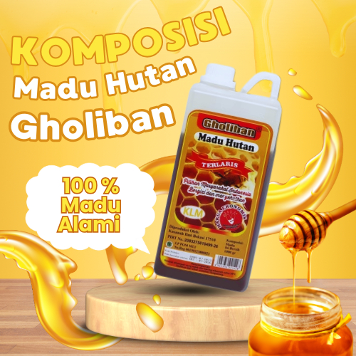 

MADU GHOLIBAN 1 KG|MADU HUTAN KALIMANTAN|UNTUK IMUN DAN DAYA TAHAN TUBUH|DEMAM|SARIAWAN