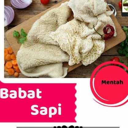 

Babat sapi mentah/raw beef tripe