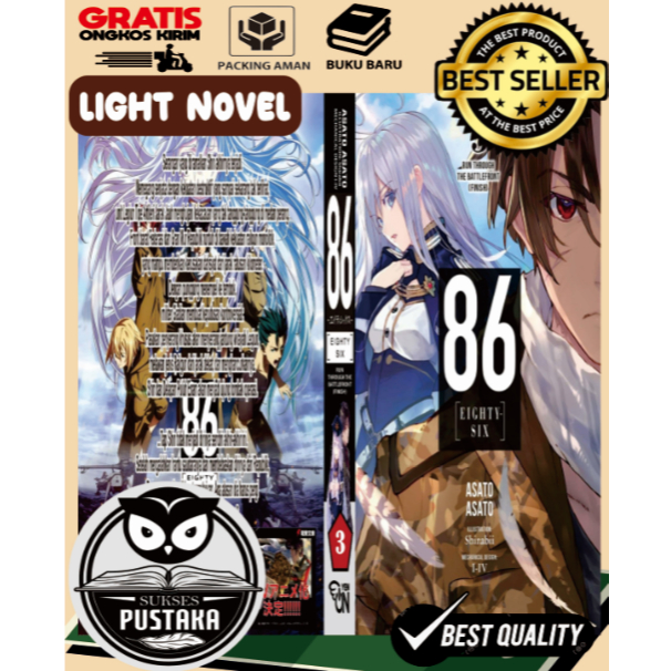 [INDONESIA] LIGHT NOV EIGHTY SIX 86 VOLUME 3 UPDATE