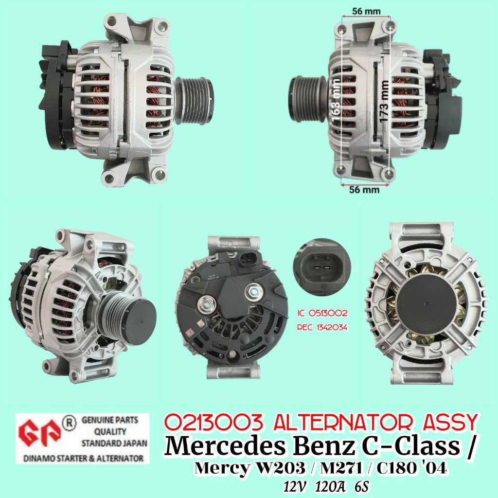 Dinamo Alternator GP Mercedes Benz C-Class