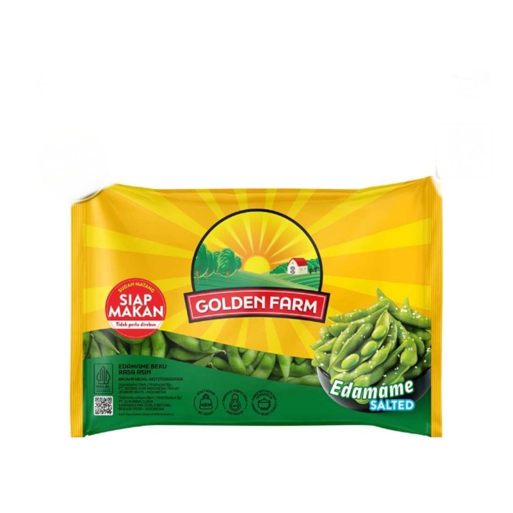 

golden farm edamame salted pack 450 gr
