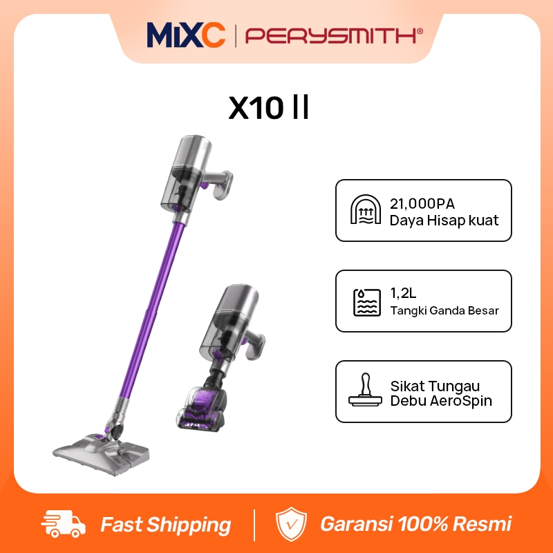 PerySmith X10 II Vacuum Cleaner 21k Pa Vacuum Cleaner Home Vakum Penyedot Portable Vakum Sedot Debu