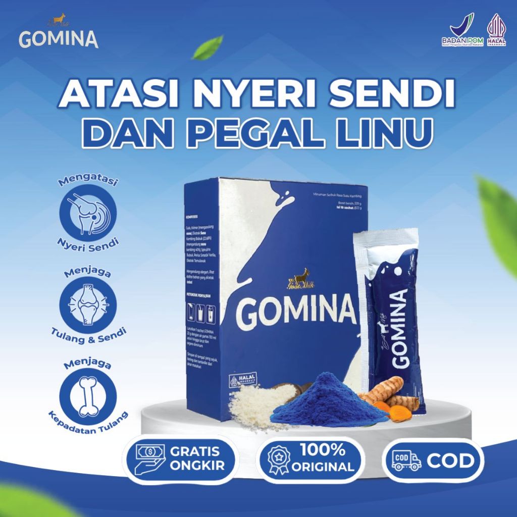 

GOMINA Susu Kambing Etawa - Menghilangkan Pegal Linu dan Menguatkan Sendi