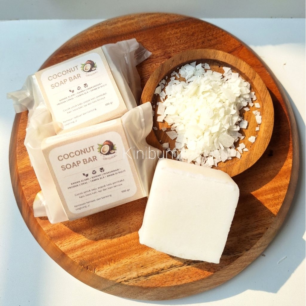 Sabun Batang Alami Cuci Deterjen Kelapa Lerak Soap Clodi Menspad Popok Pembalut Kain
