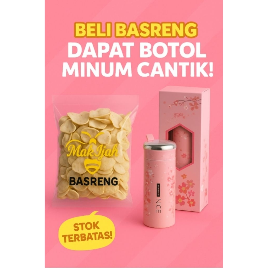 

Basreng pedas daun jeruk 1kg dan dapatkan giveaway menarik