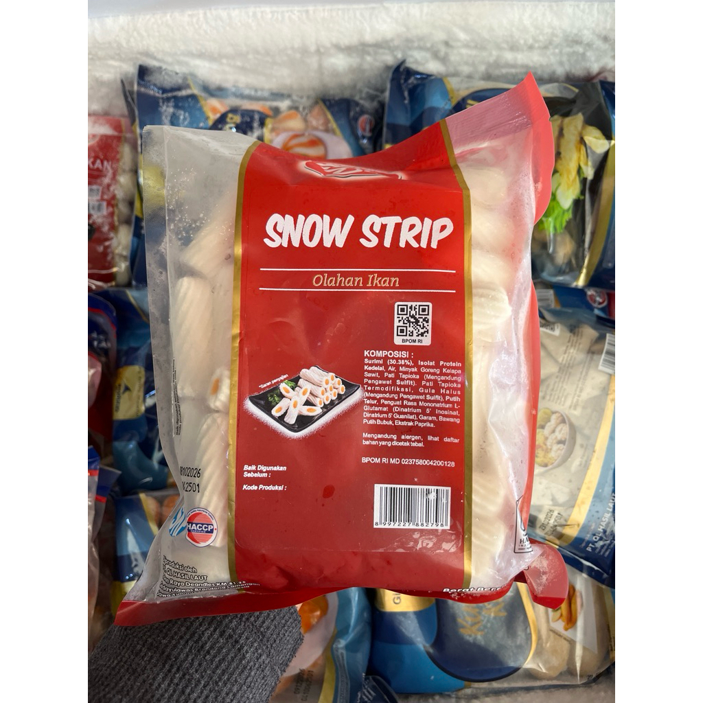 

Pakden Snow Strip 500gr/Pakden Snow Strip Frozen/Snow Strip Frozen