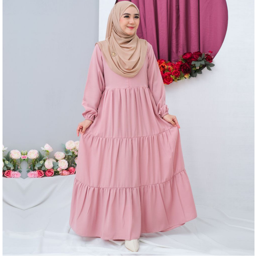 KUKASIH - Merida  Gamis Only Wanita | Pakaian Muslim Wanita