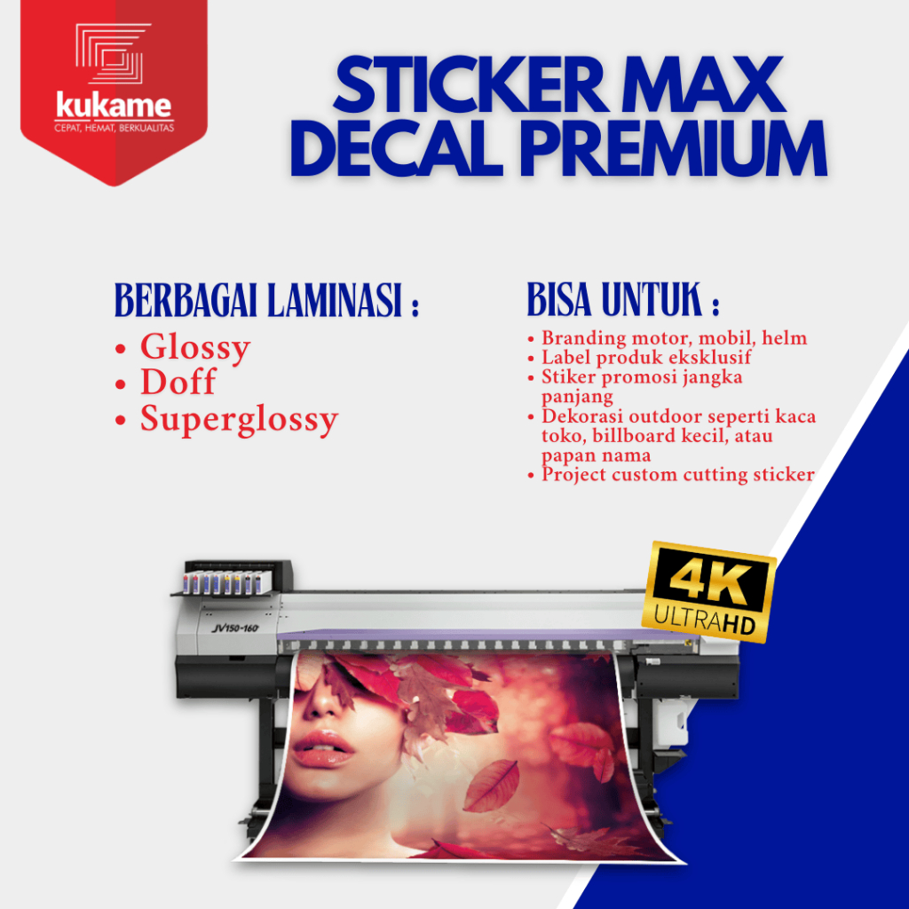

Sticker Max Decal Premium | Sticker Branding | Sticker Meteran