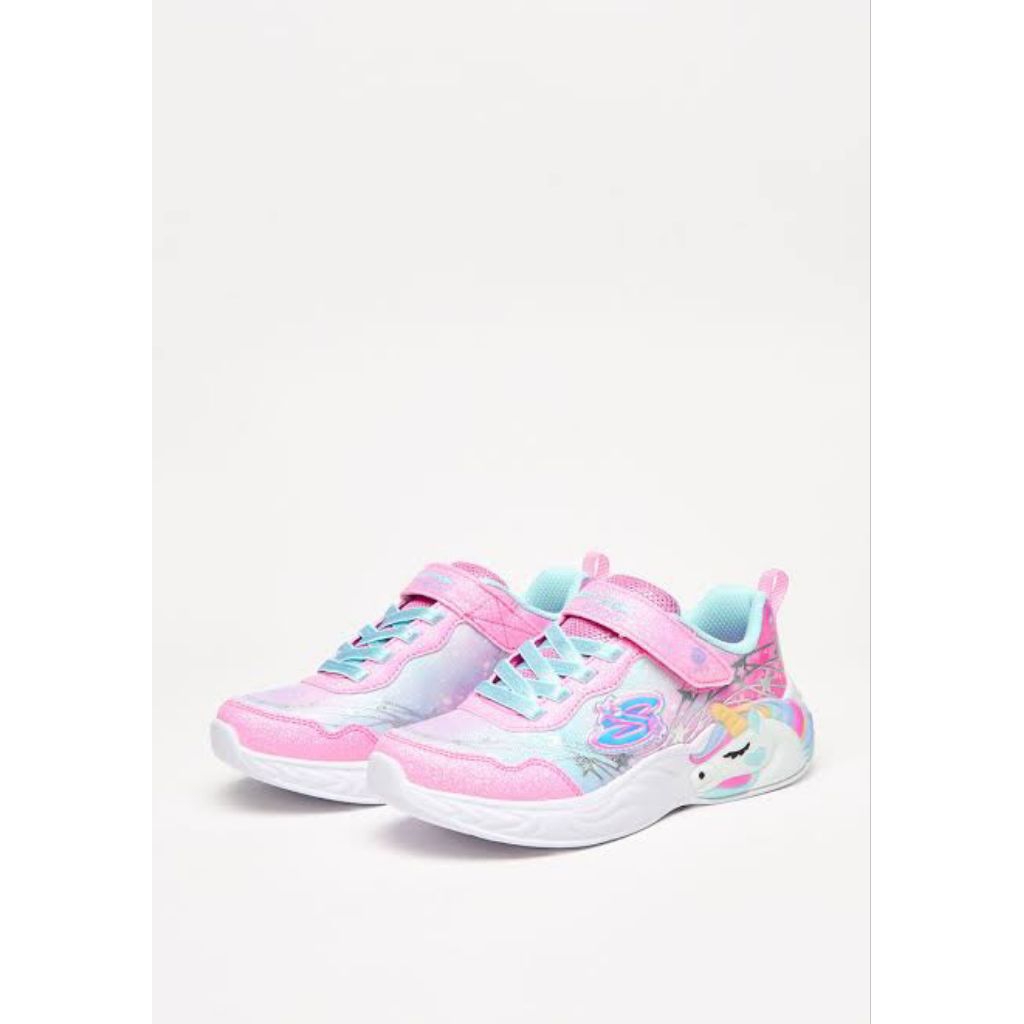 Sepatu anak skechers unicorn Led Lampu