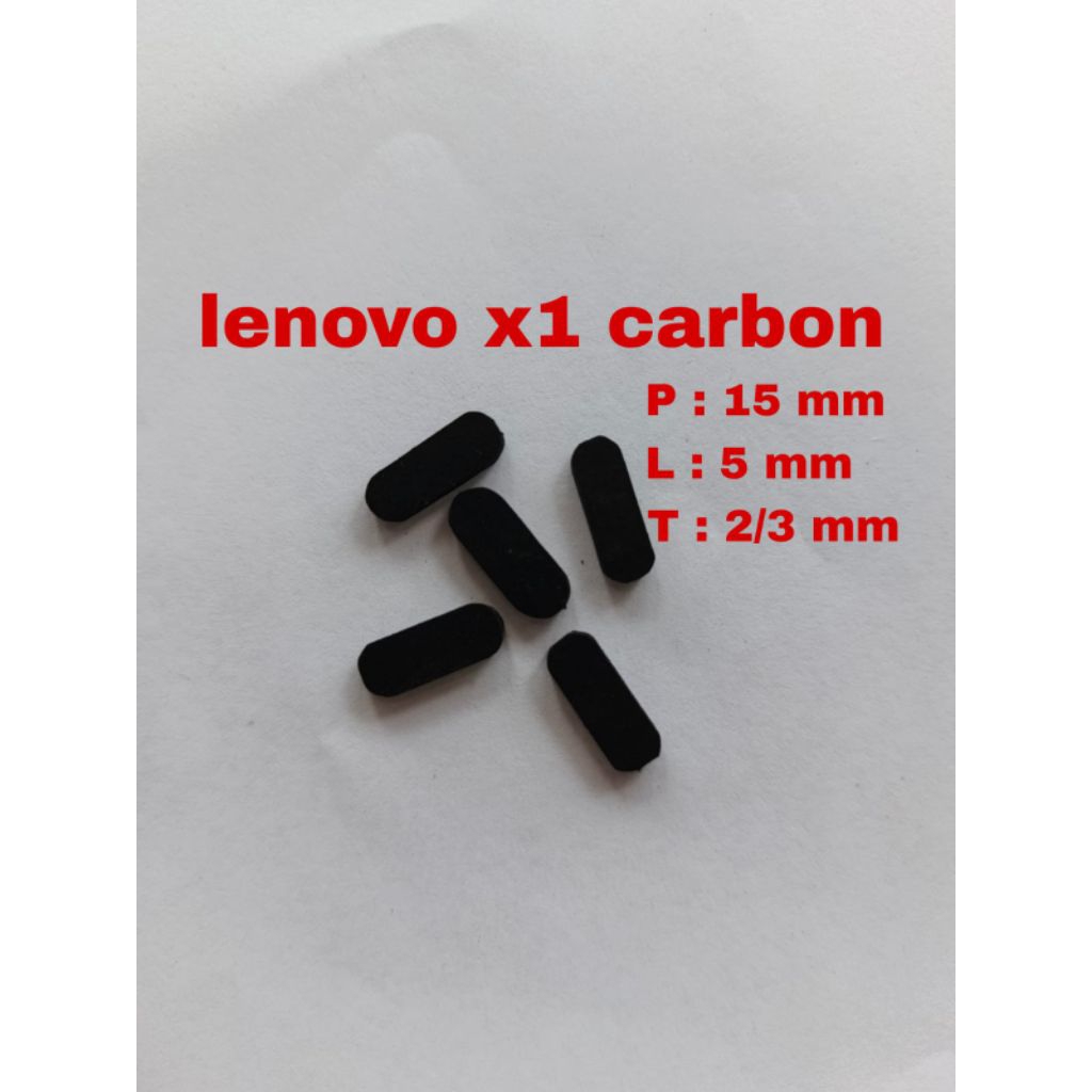 x1 carbon thinkpad karet bantalan karet bawah buttom lenovo thinkpad x1 carbon