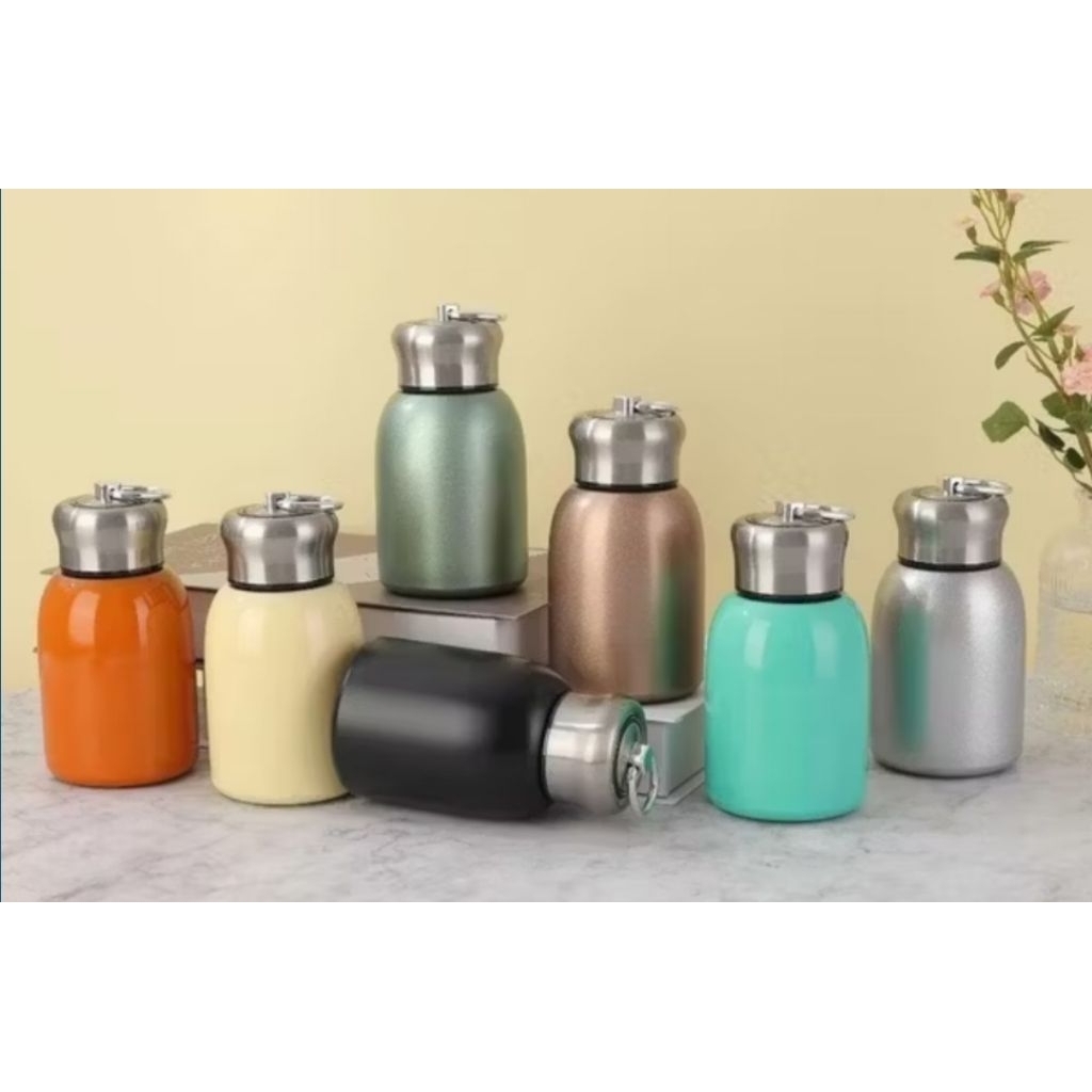 Souvenir Termos Mini Portable + cetak grafir+ box