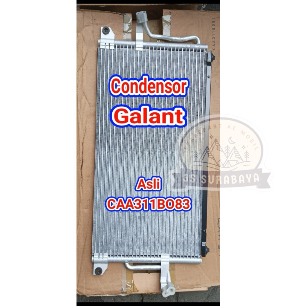 Kondensor Galant Mitsubishi ASLI ORIGINAL  Gallant condensor Ac mobil (Baru/New)