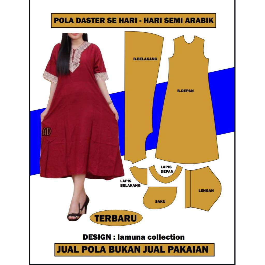 pola daster wanita dewasa