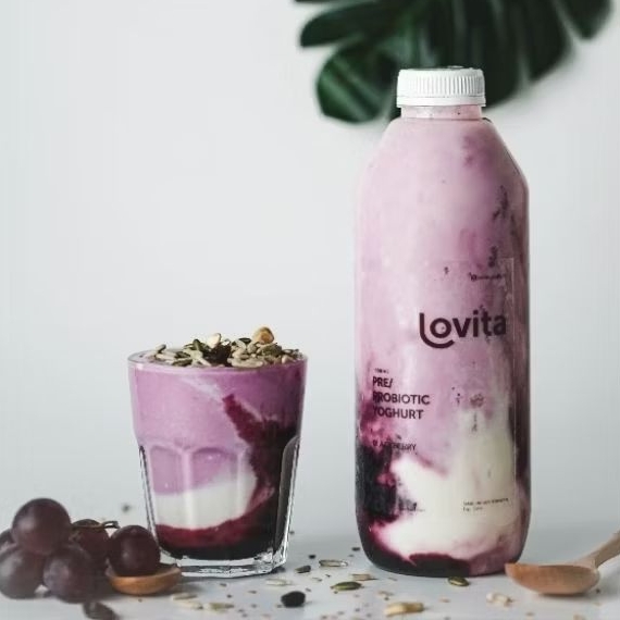 

Lovita Yogurt Probiotik - Blackberry 1 Liter