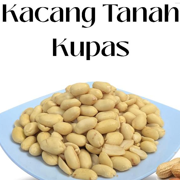 

Kacang Tanah Kupas Mentah Ukuran Kecil - Sedang - Besar - Jumbo