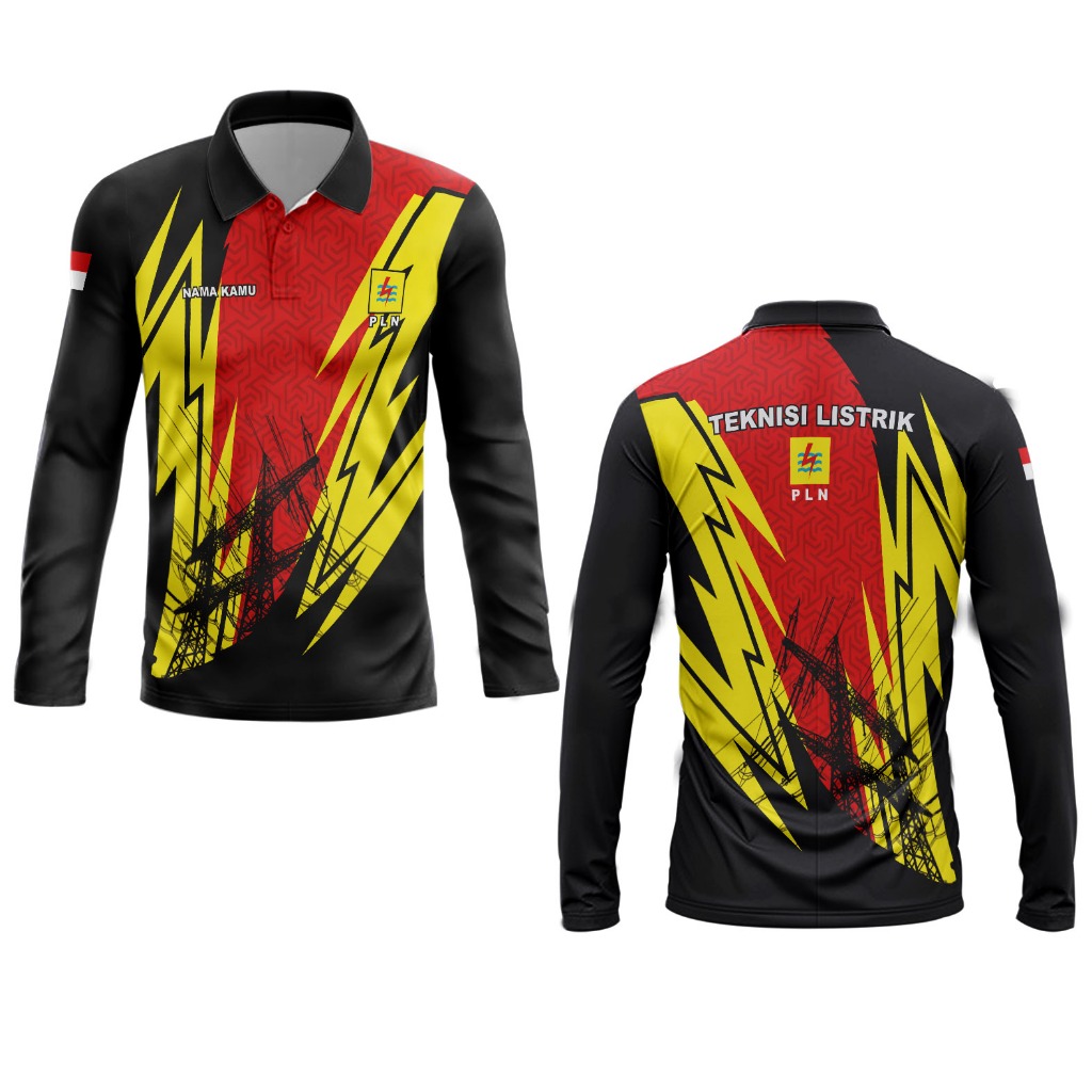 Baju PLN Terbaru | Jersey PLN Fullprint | Baju Termurah Dan Keren Dengan Kualitas Terbaik art89