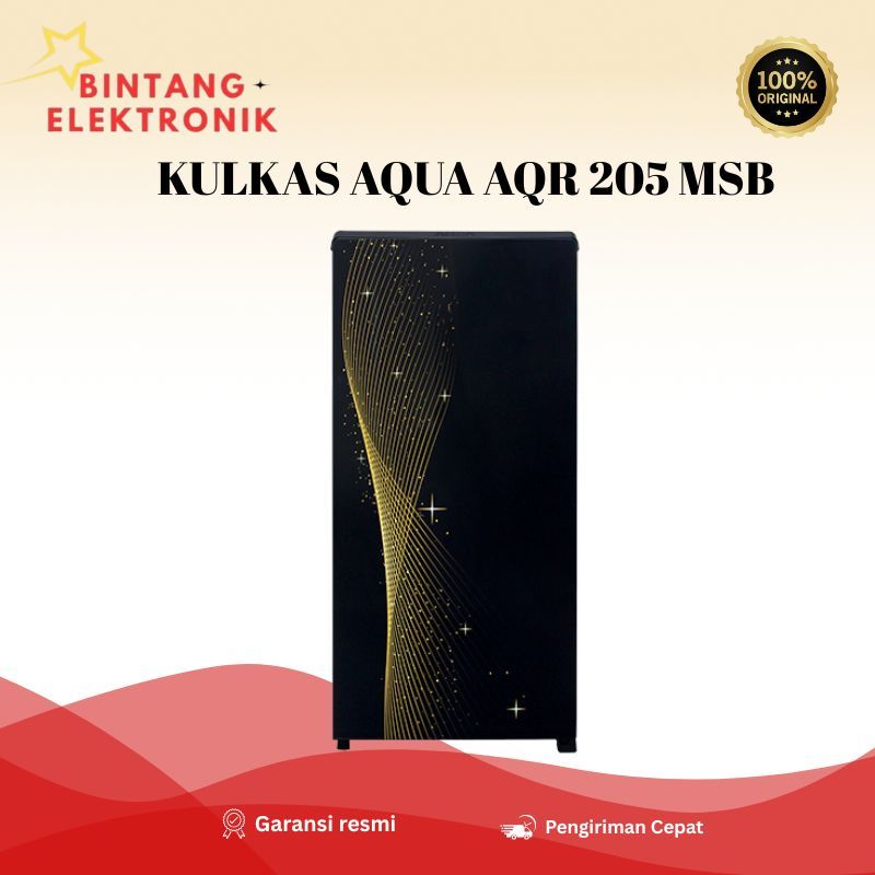 KULKAS AQUA AQR 205 MSB - Kapasitas besar 165 L – cocok untuk keluarga, kos & usaha kecil