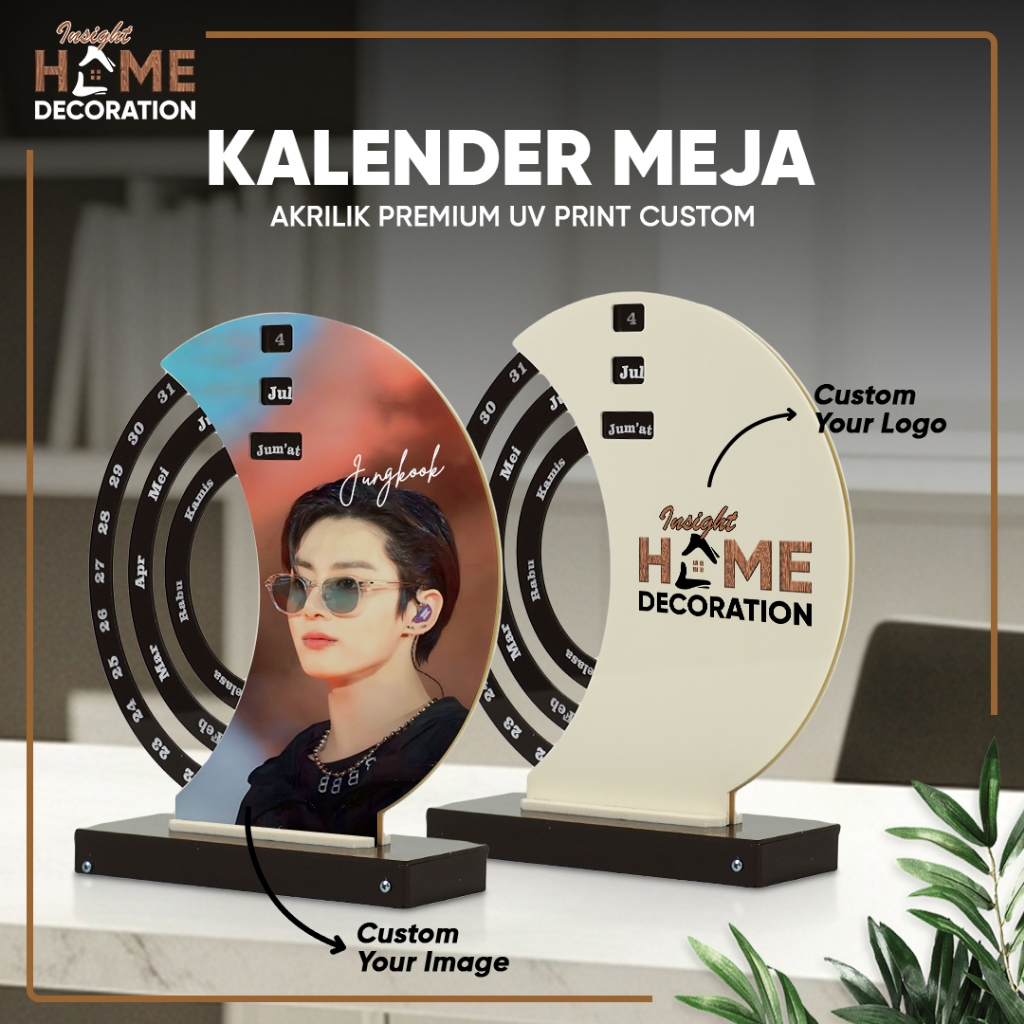 

Kalender Meja Akrilik Premium - Kalender Akrilik - Bebas Logo Custom