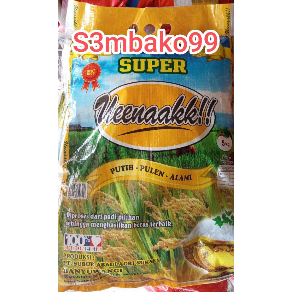 

BERAS PUNEL SUPER UEENAAKK KEMASAN 5KG