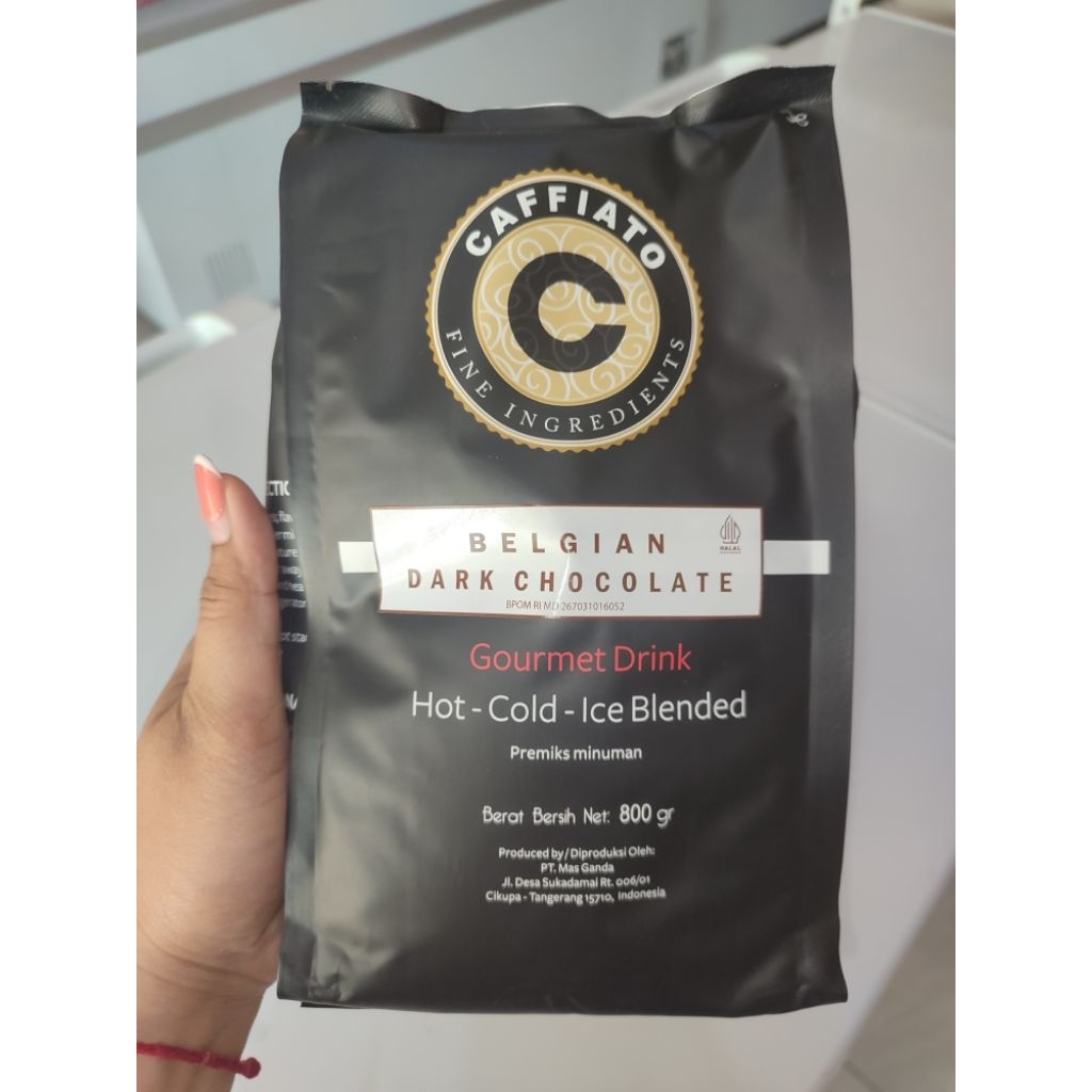 

caffiato belgian dark chocolate