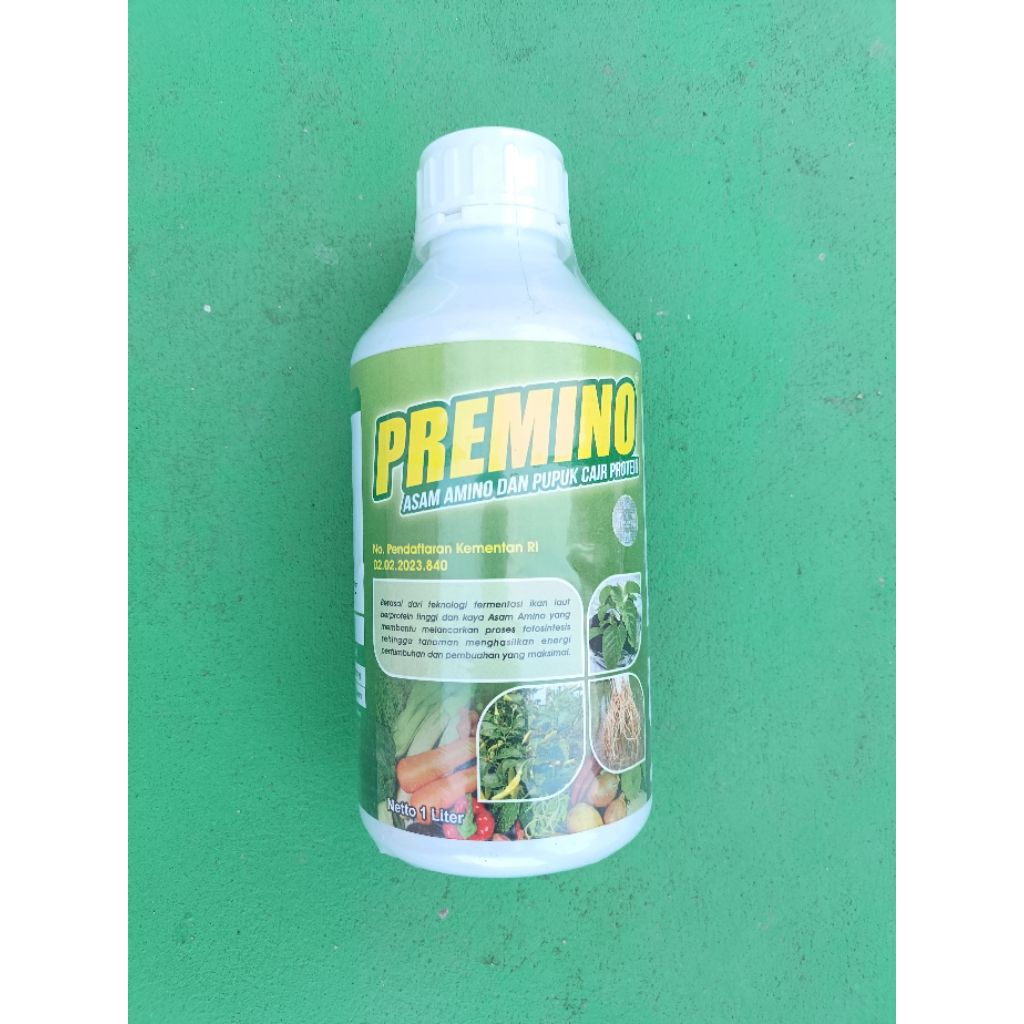 Pupuk Asam Amino Tanaman Premino 1 Liter Nutrisi Organik Cair Aminosan Buah