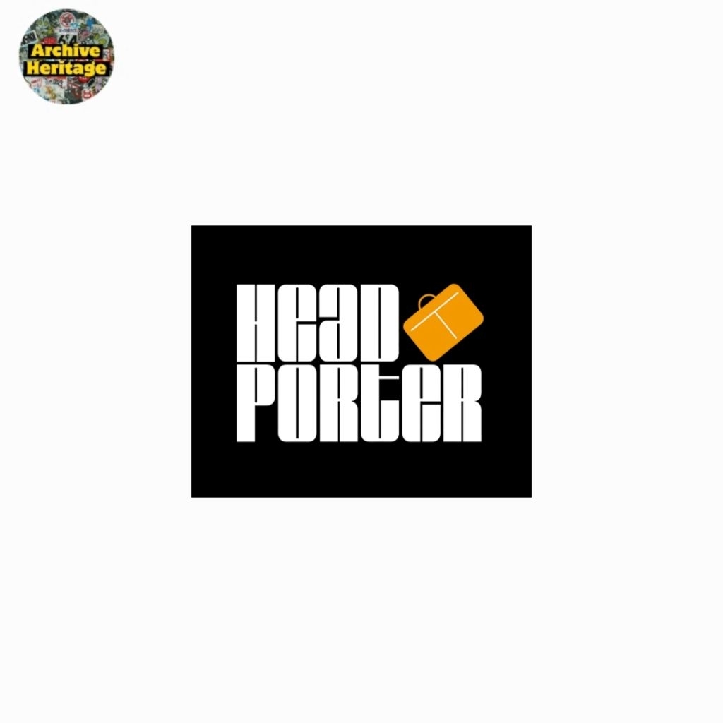 sticker Head Porter Yoshida bag luggage label stiker