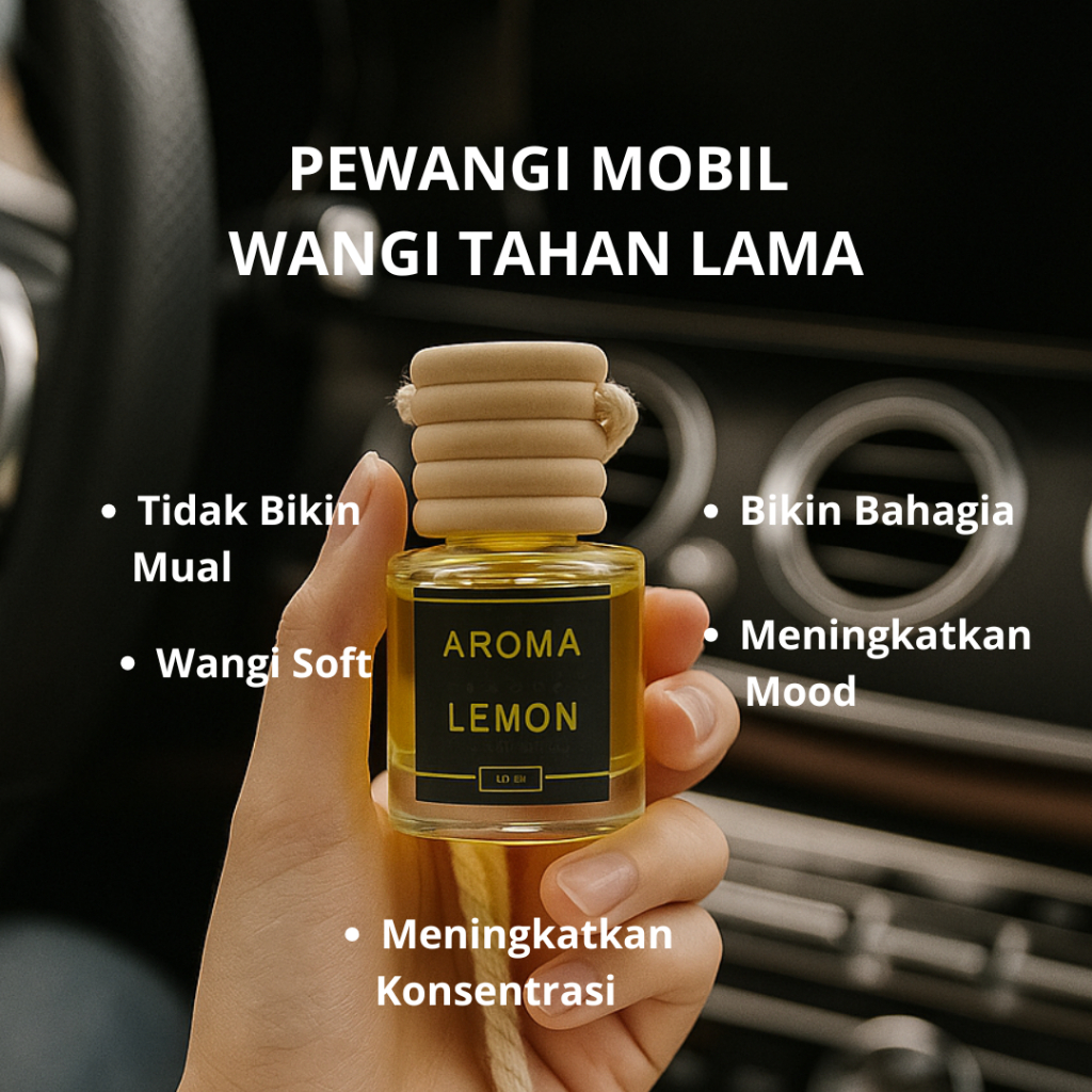 Desyallshop Pewangi Mobil Parfum Kopi Original Lemon Baccarat 10Ml Wangi Tahan Lama Dan Mewah Paket