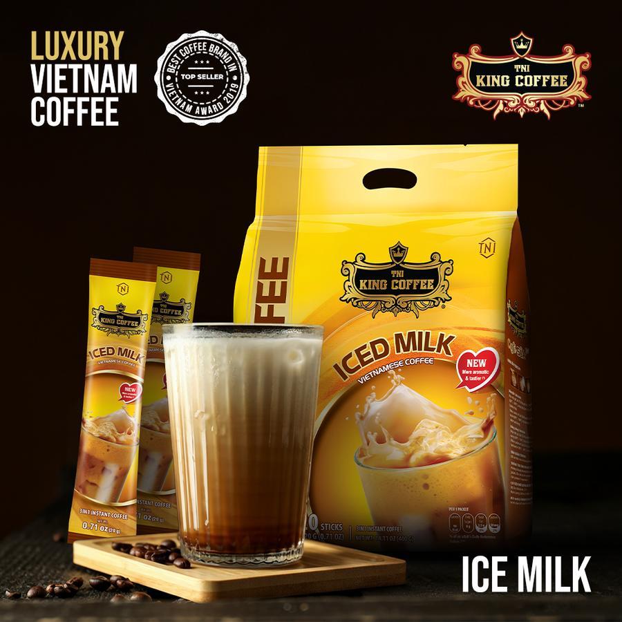 

Kopi Instan Import Vietnam Trung Nguyen King Coffee Ice milk 20 Sticks - 1 BOX 20 STIK