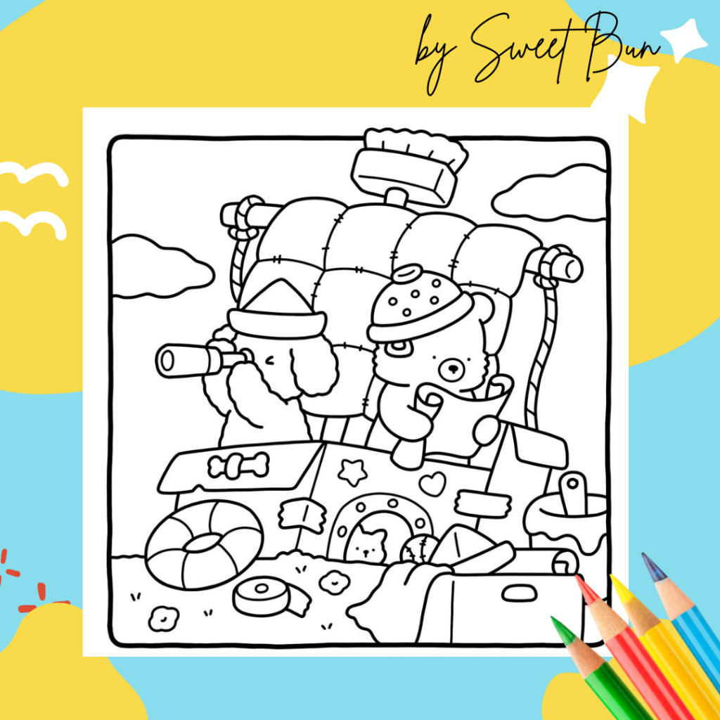 

[Whispers] Buku Mewarnai Anak Remaja Dewasa - Little Cuddles Cute & Comfy Coloring Book