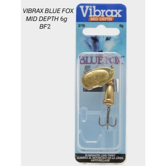 LURE / UMPAN VIBRAX BLUE FOX MID DEPTH 6gram