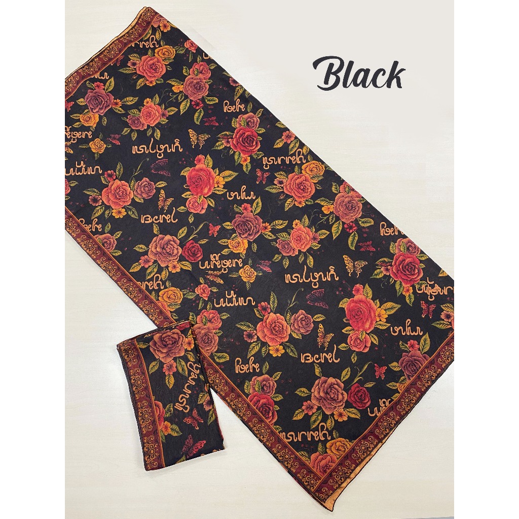 Batik lukis setelan selendang - panjang kain 210cm - lebar kain 110cm