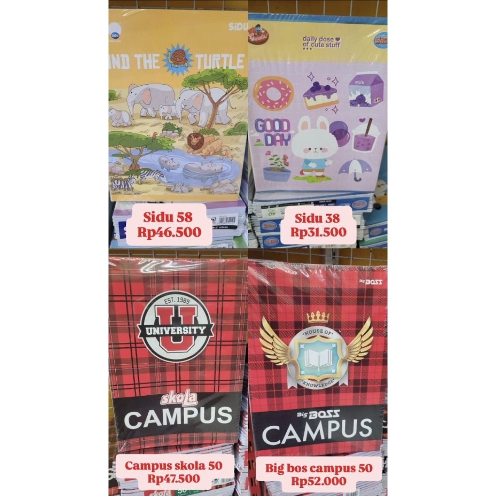 

Buku Tulis Sidu dan Campus