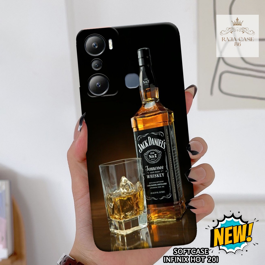 Case Infinix Hot 20i - Rajacase - casing Infinix Hot 20i - Motif case Minuman - Pelindung handphone 