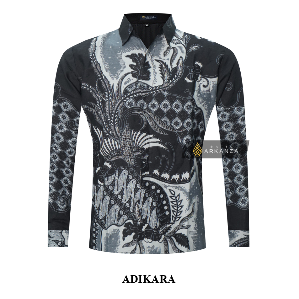 BATIK ARKANZA Motif ADIKARA  Kemeja Batik Pria Lengan Panjang