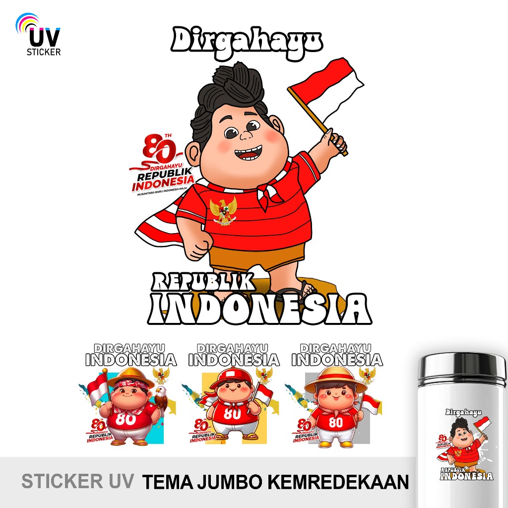 

STIKER UV - TEMA JUMBO KEMERDEKAAN | STICKER UV, STICKER MOTOR, STICKER MOBIL, STICKER HELM, STICKER TUMBLER, STICKER 3D, STICKER UV DTF BY UVSticker