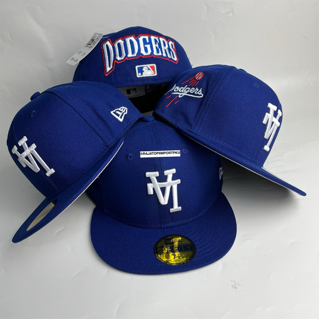 Topi Build Up LA DODGERS LOGO TERBALIK Super AA+ Import