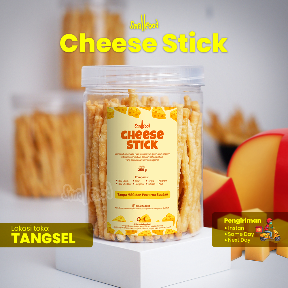 

Cheese Stick / Snack Keju / Camilan Keju Smallfood