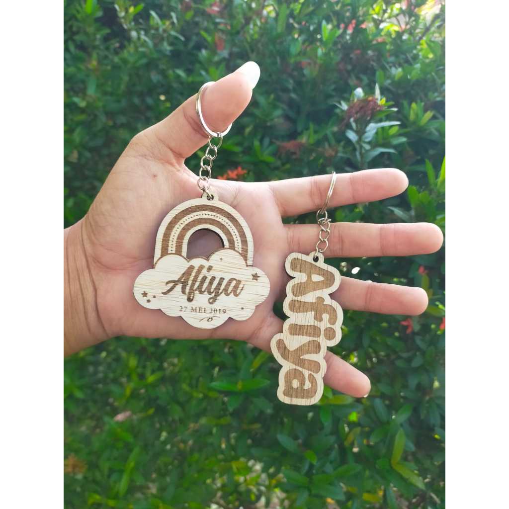 Gantungan Tas Nama Custom Gantungan Kunci Nama