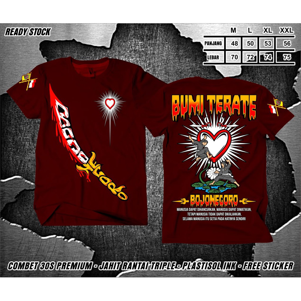 KAOS PSHT BUmi terate bojonegoro