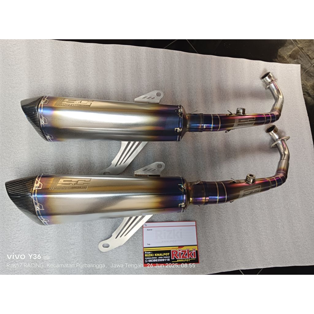 KNALPOT SC MOTO XMAX